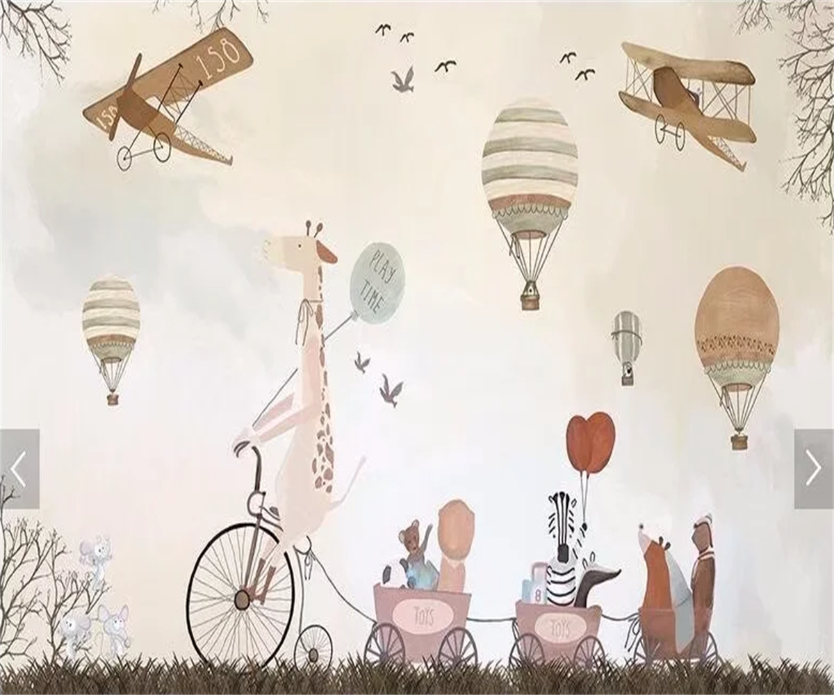 3D Printing Heat Resistant Material - Custom size wallpaper Cartoon hot air