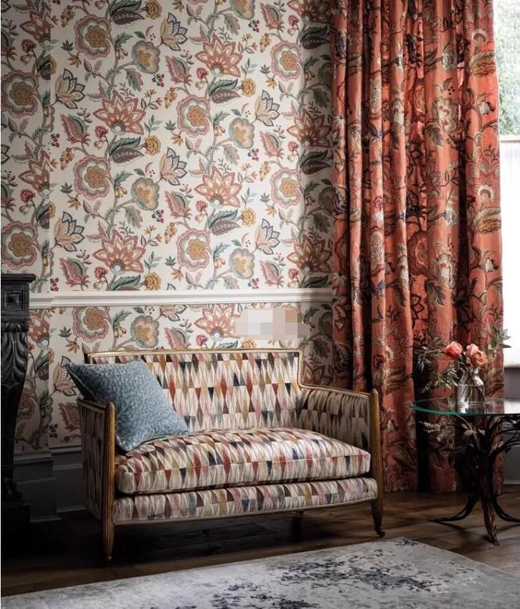 3D Printing Heat Resistant Material - Home Decoration European Flower Wallpaper Living