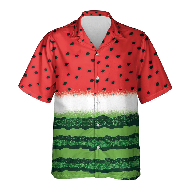 3D Printing Cancer - Tropical Fruit Watermelon Graphic Hawaii Shirt