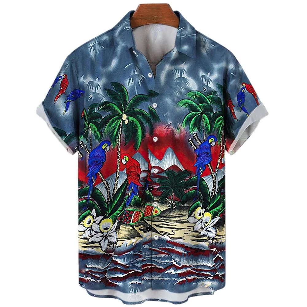 3D Printing Cancer - Summer Fashion Men's 3d Hawaiian Shirts
