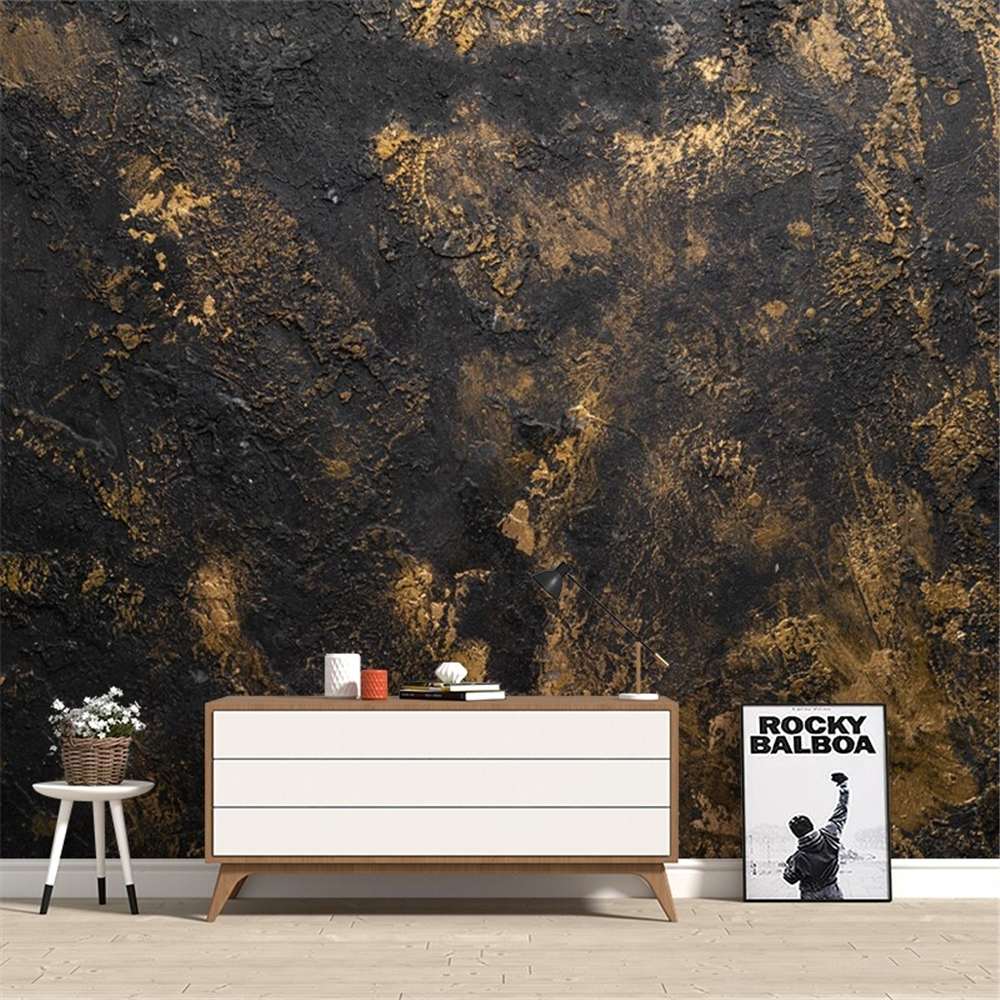 3D Printing Heat Resistant Material - custom Black white marble 3D Wallpaper