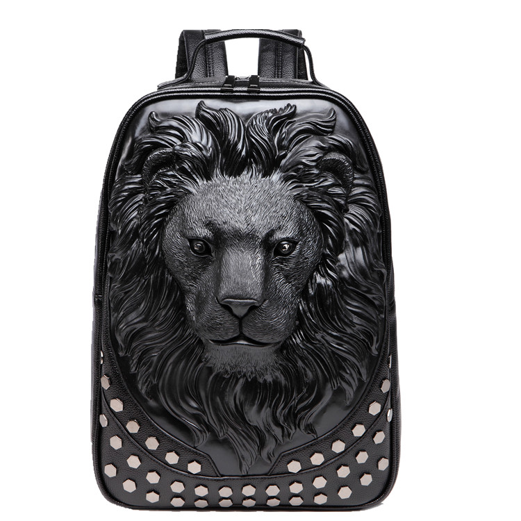 3D Embossed Lion Head Studded  - đánh giá và giá 3D Printing Link