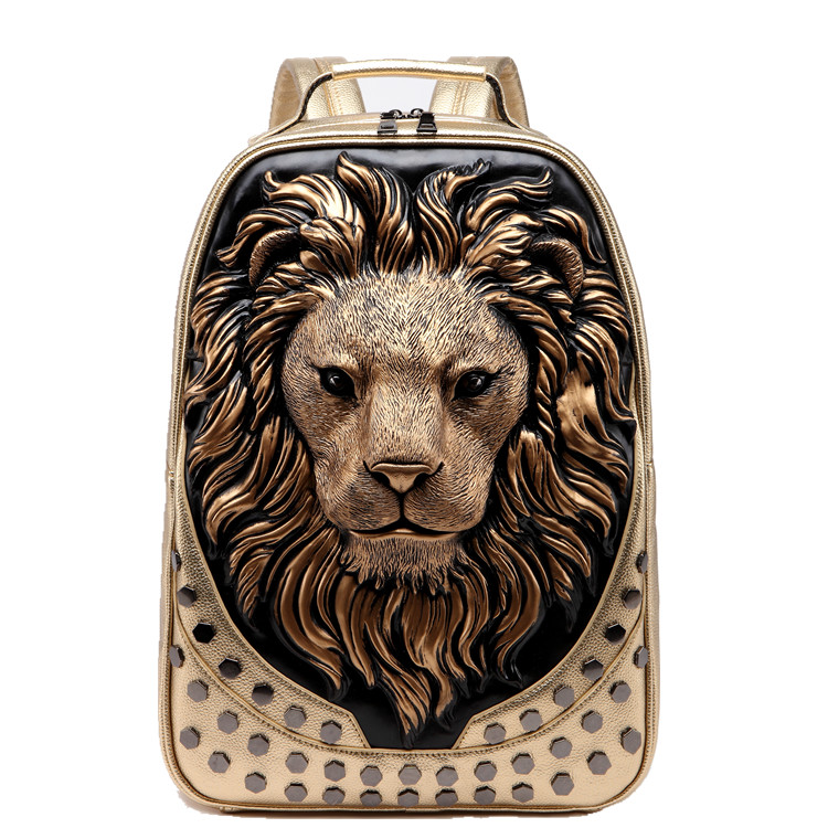 3D Embossed Lion Head Studded  - đánh giá và giá 3D Printing Link