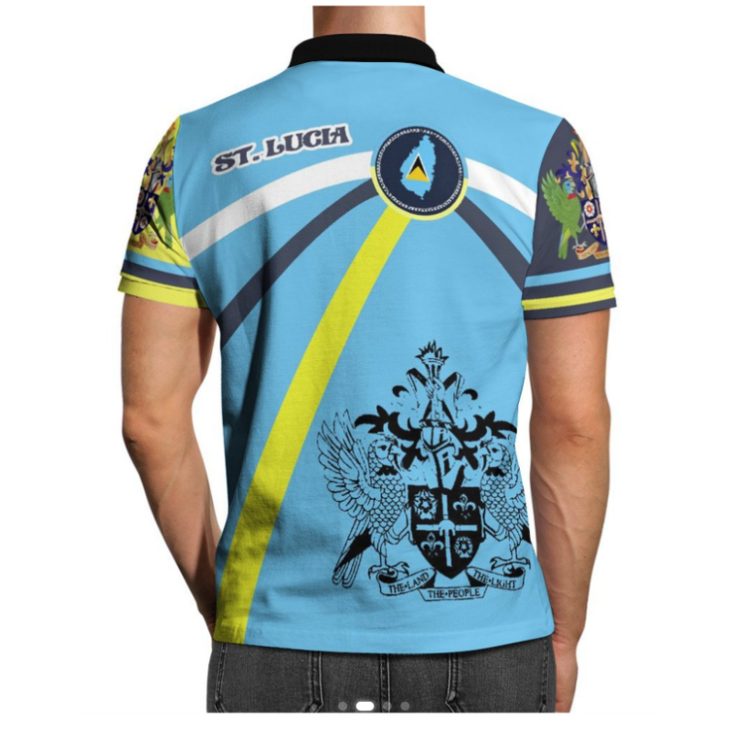 Saint Lucia Polo Shirt Customi - đánh giá và giá 3D Printing Link