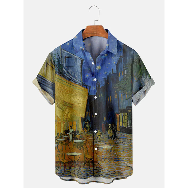 Van Gogh Art Shirt Oil Paintin - đánh giá và giá 3D Printing Cancer