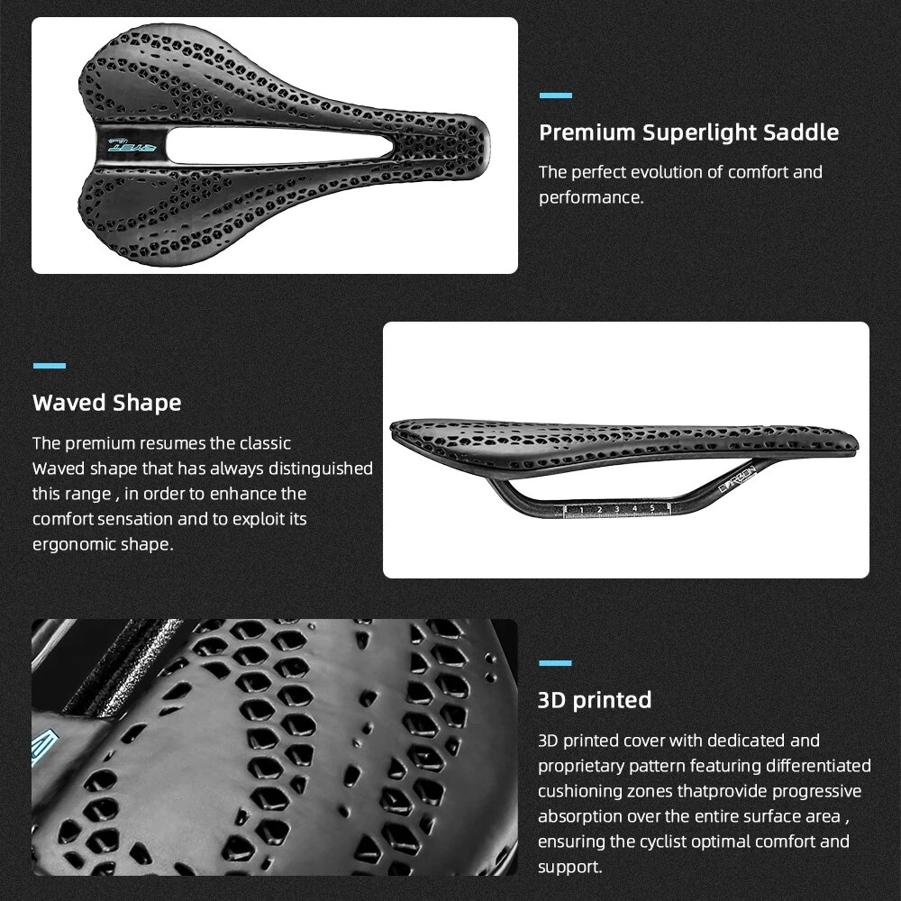 RYET Carbon 3D Printed Saddle  - đánh giá và giá 3D Printing Tablet