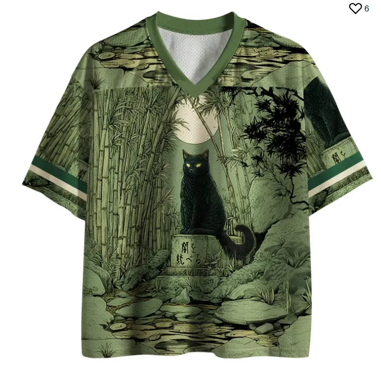 Bamboo Forest and Flowing Wate - đánh giá và giá 3D Printing Jersey