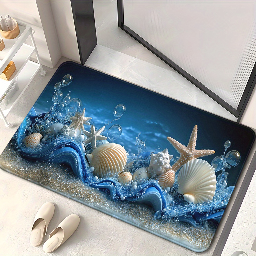 3D Blue Waves Seashells Starfi - đánh giá và giá 3D Printing Tablet