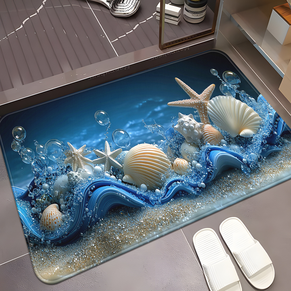 3D Blue Waves Seashells Starfi - đánh giá và giá 3D Printing Tablet