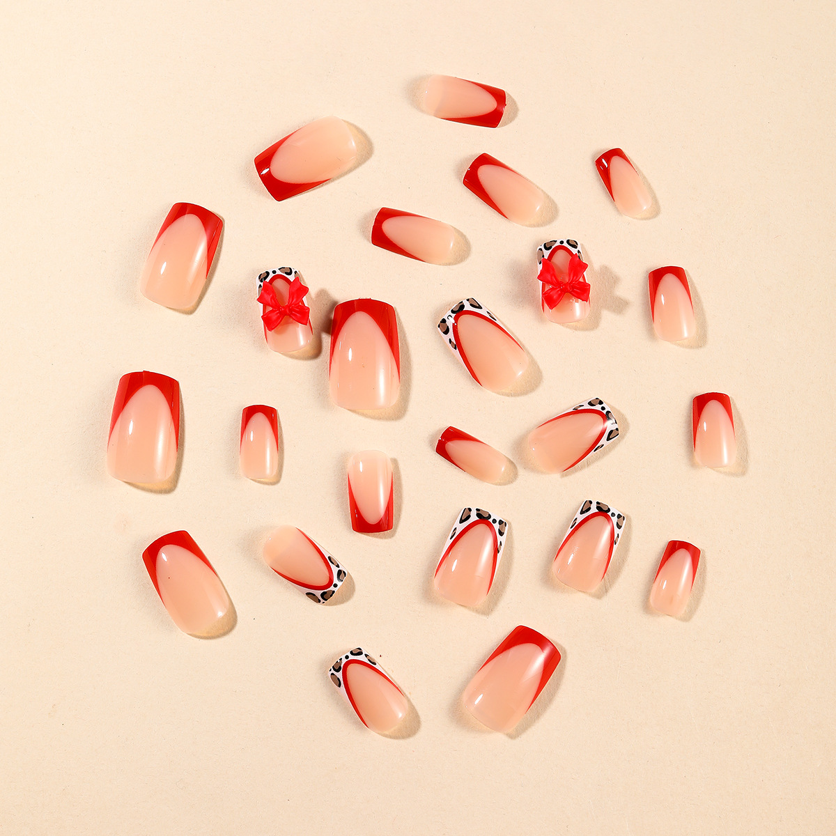 24pcs Red French Style Fake Na - đánh giá và giá 3D Printing Apps