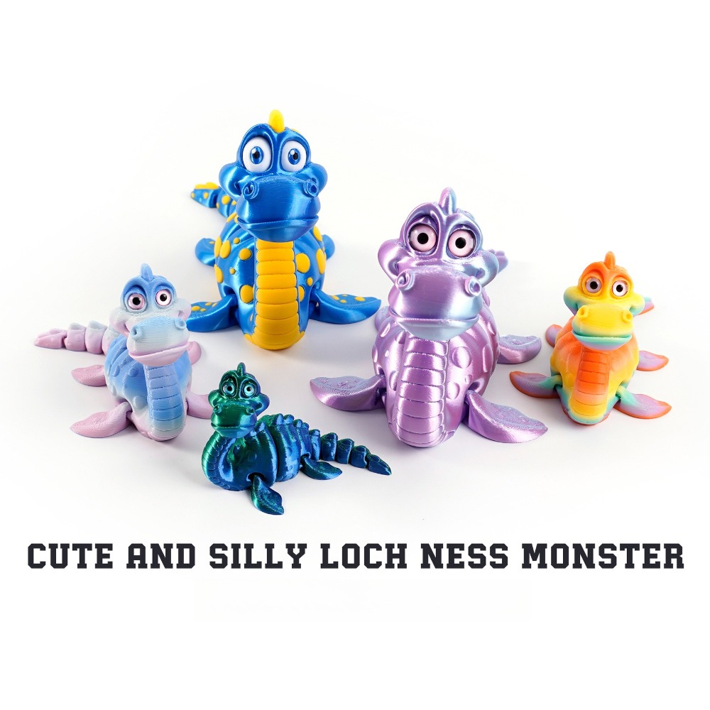 3D Printed Loch Ness Figures T - đánh giá và giá 3D Printing Apps