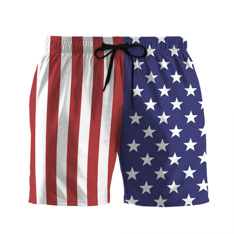 Men's Beach Shorts USA Flag 3d - đánh giá và giá 3D Printing Usa