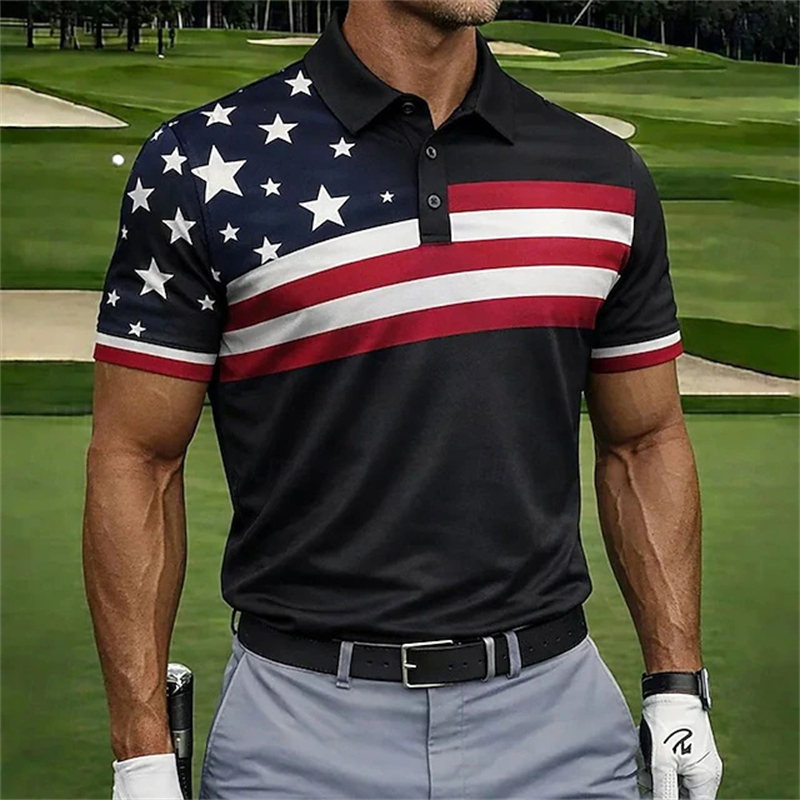 New USA American Flag Polo Shi - đánh giá và giá 3D Printing Usa