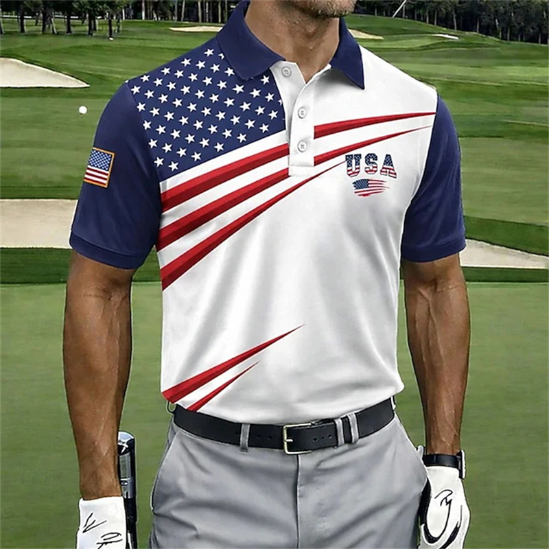New USA American Flag Polo Shi - đánh giá và giá 3D Printing Usa