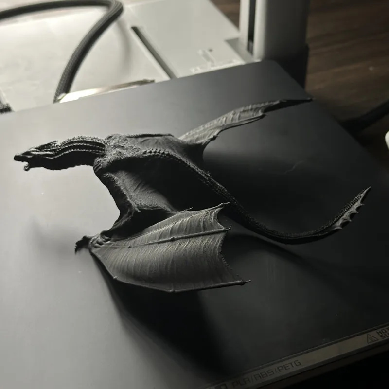 Flying Dragon 3D Printed Figur - đánh giá và giá 3D Printing Apps