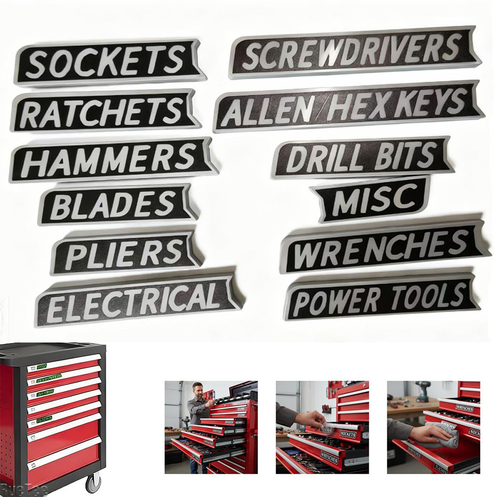 12 Pack Magnetic Toolbox Label - đánh giá và giá 3D Printing Quote
