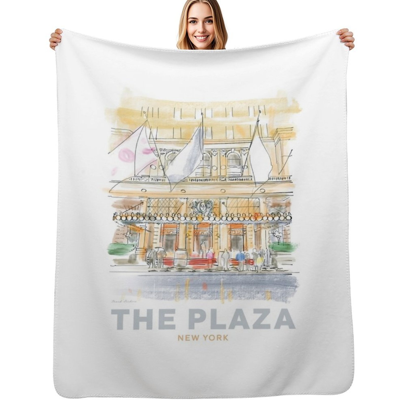 The Plaza Hotel New York Throw - đánh giá và giá 3D Printing York