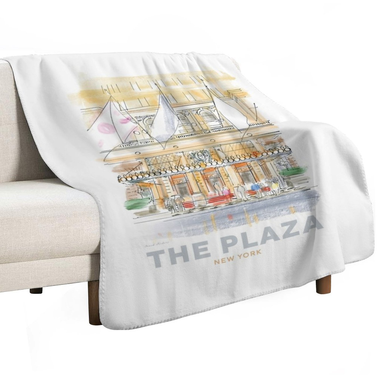 The Plaza Hotel New York Throw - đánh giá và giá 3D Printing York
