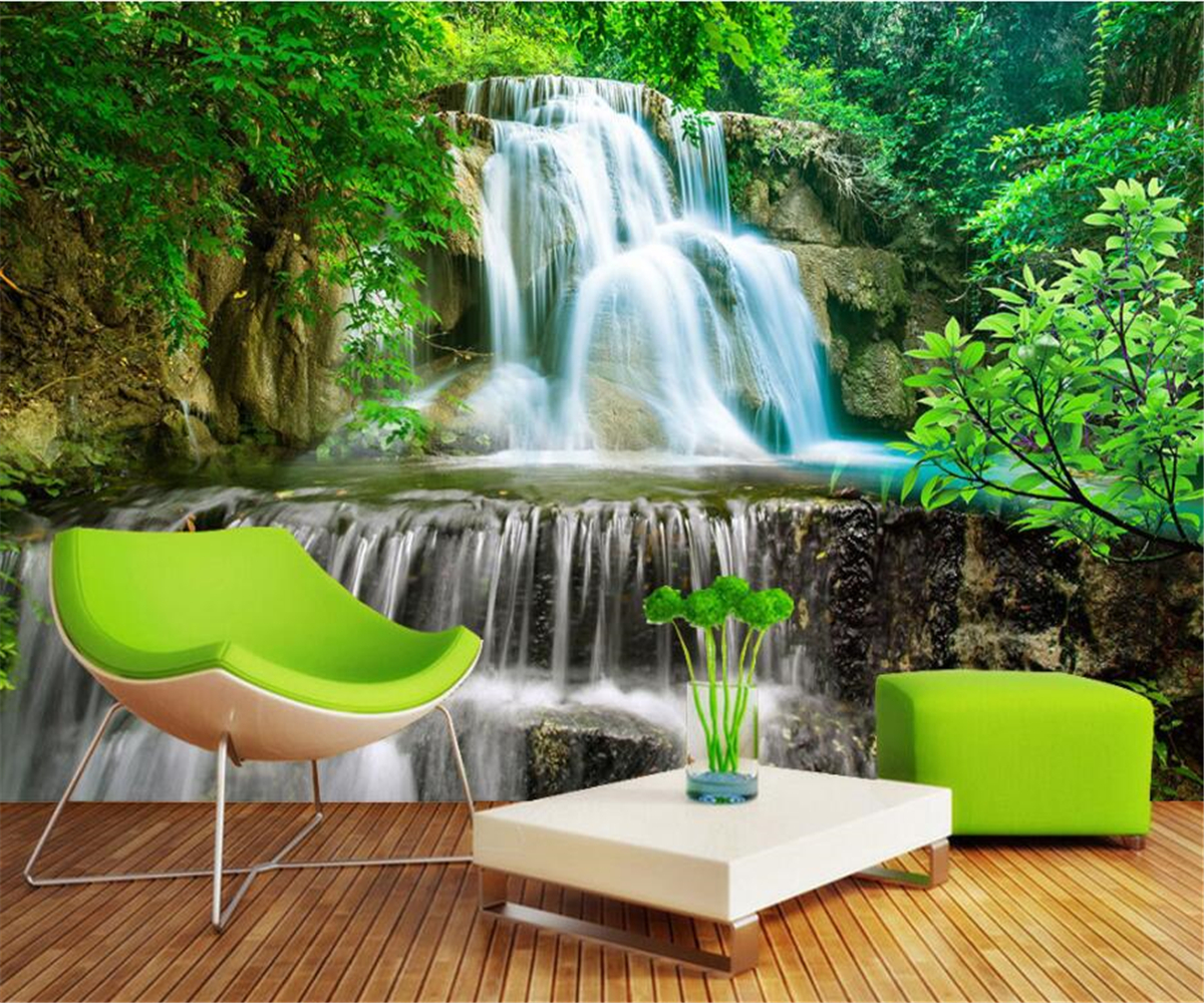 Custom Waterfall Mural 3D Self - đánh giá và giá 3D Printing Heat Resistant Material