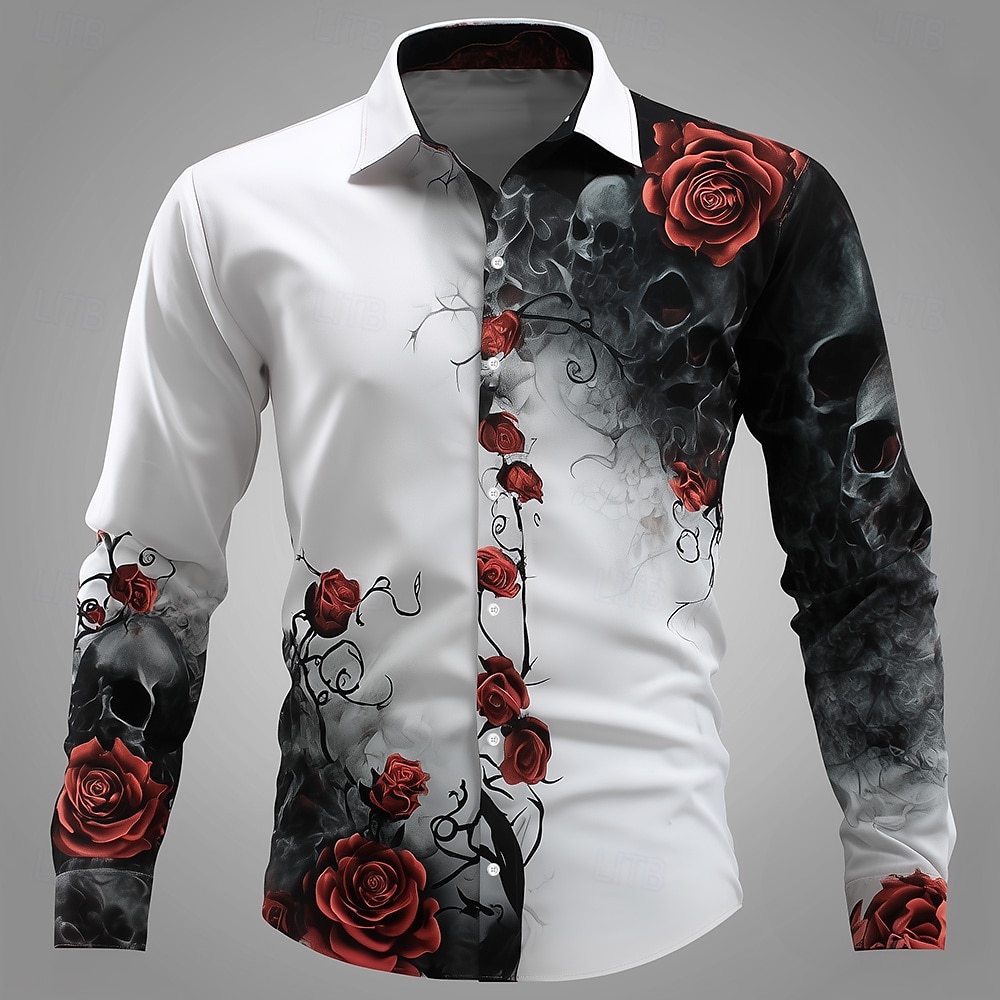 Men's Floral Print Rose Flower - đánh giá và giá 3D Printing Cancer