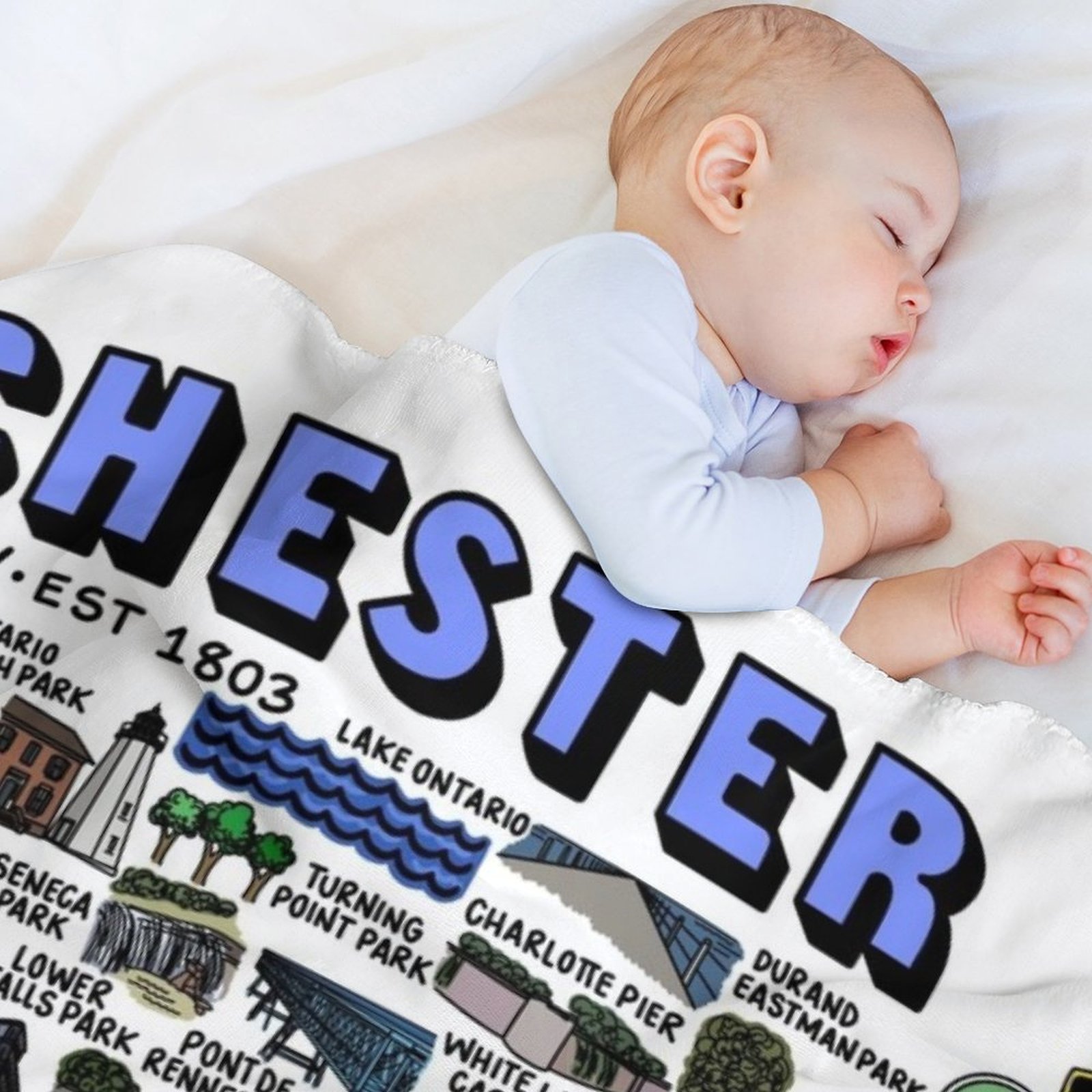 Rochester New York Map Art Thr - đánh giá và giá 3D Printing York