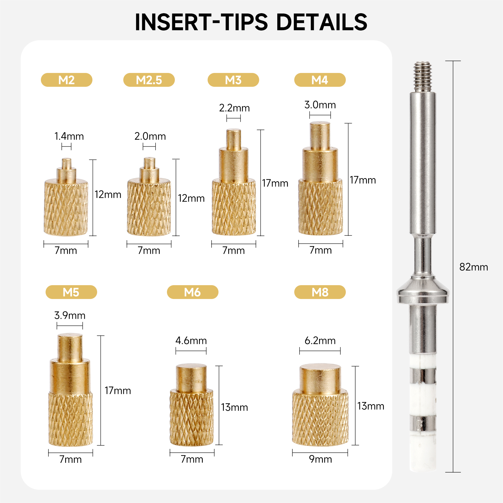 ST Soldering Tips Heat Set Ins - đánh giá và giá 3D Printing Link