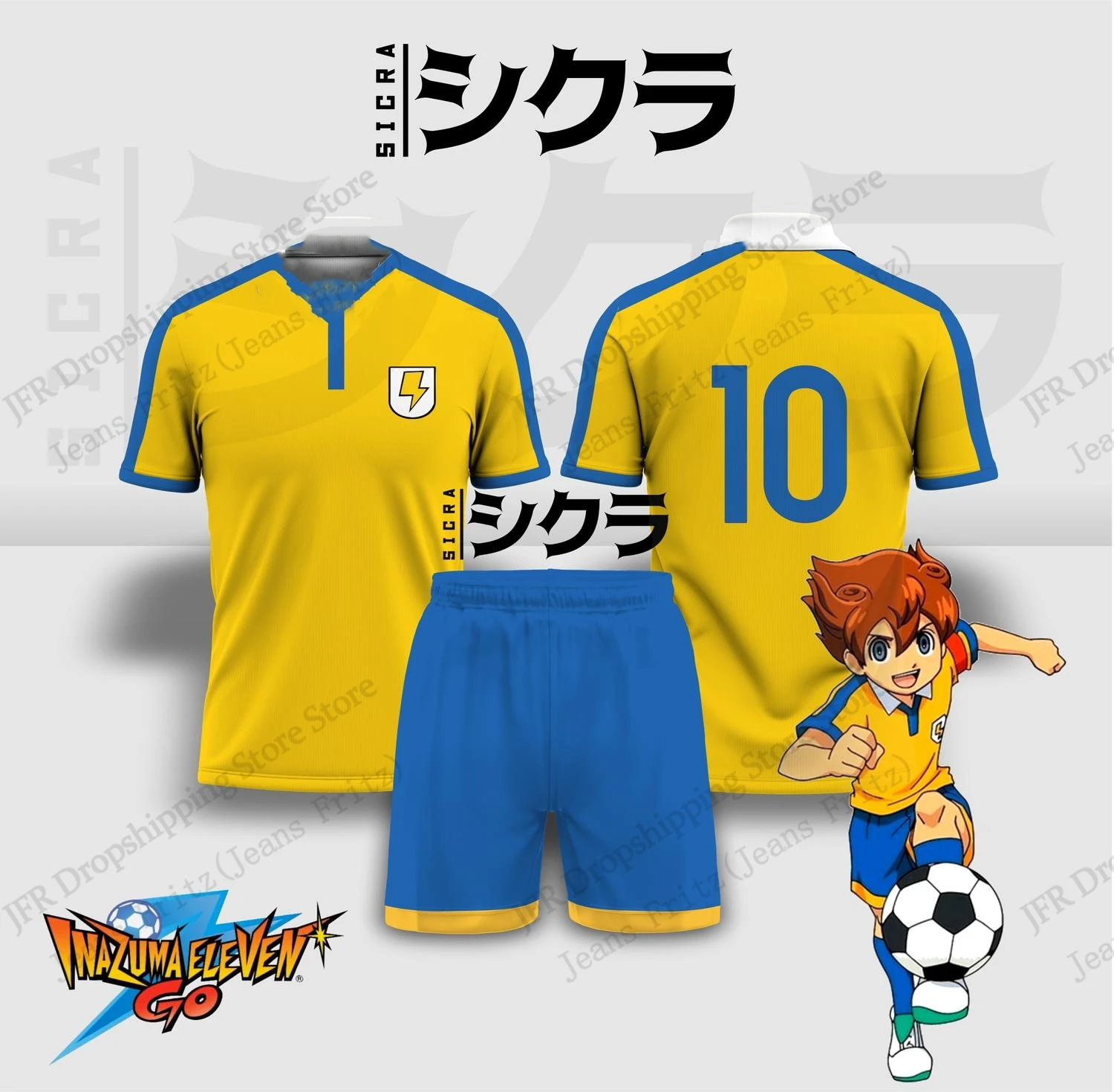 Jersey Set Jersey Inazuma Elev - đánh giá và giá 3D Printing Jersey
