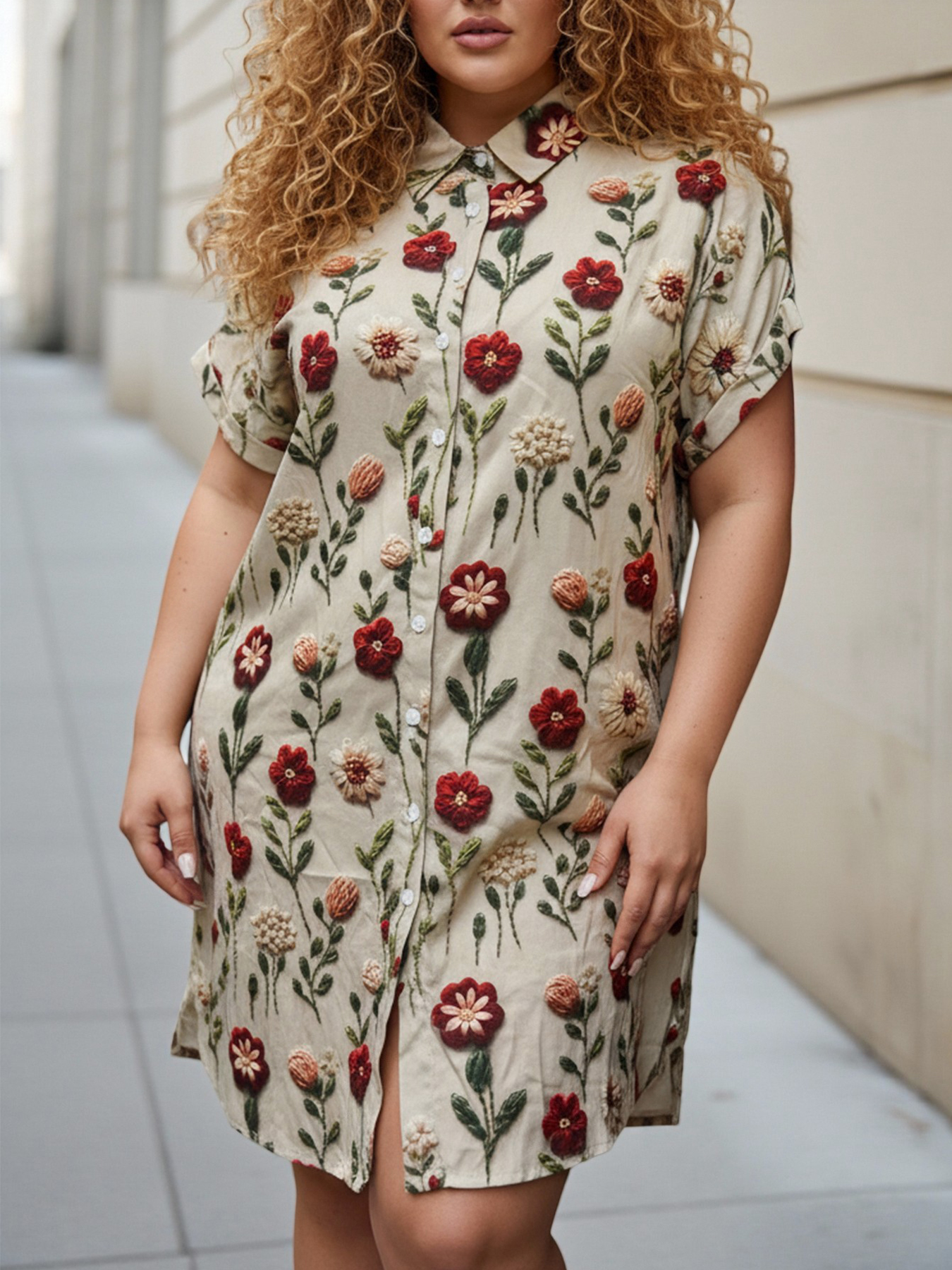 Plus Size Women's Longline Ove - đánh giá và giá 3D Printing Jersey