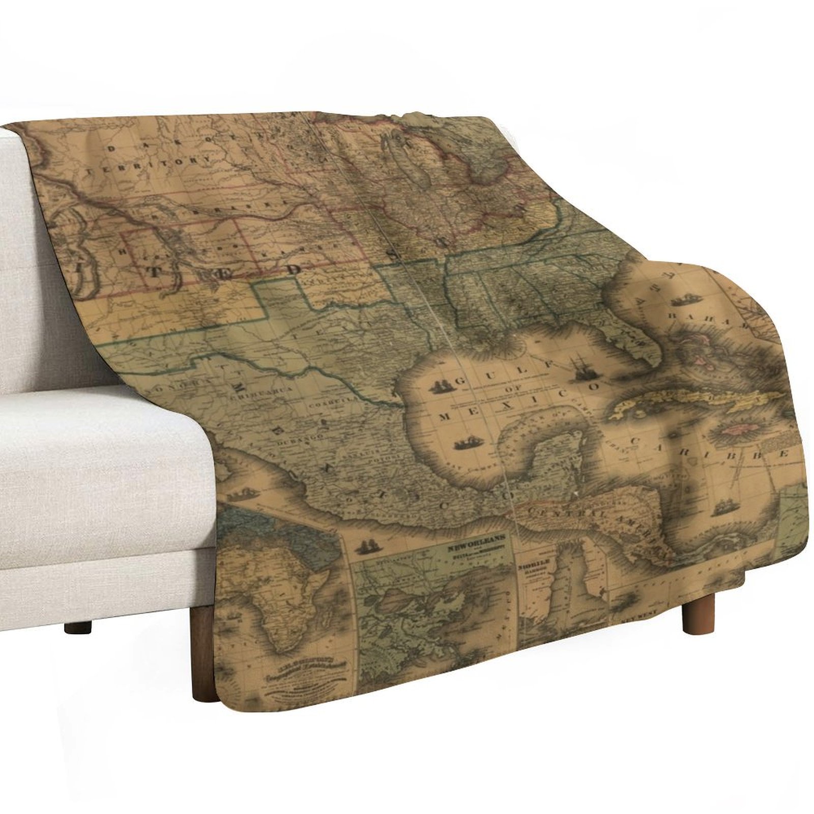 USA Vintage Map 1862 Vintage U - đánh giá và giá 3D Printing Usa