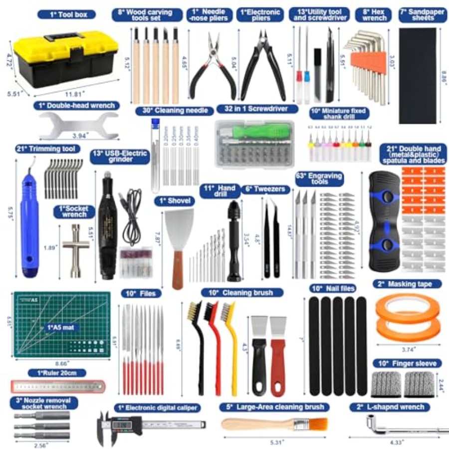 3D printing accessory tools ki - đánh giá và giá 3D Printing Grinder